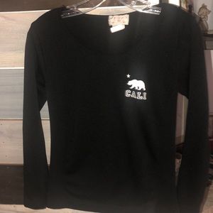 Black Thermal Top with Cali Logo - small size